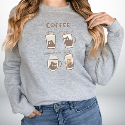 Cat & Coffee Sweater