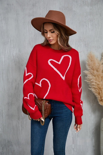 Chandail en tricot St-Valentin